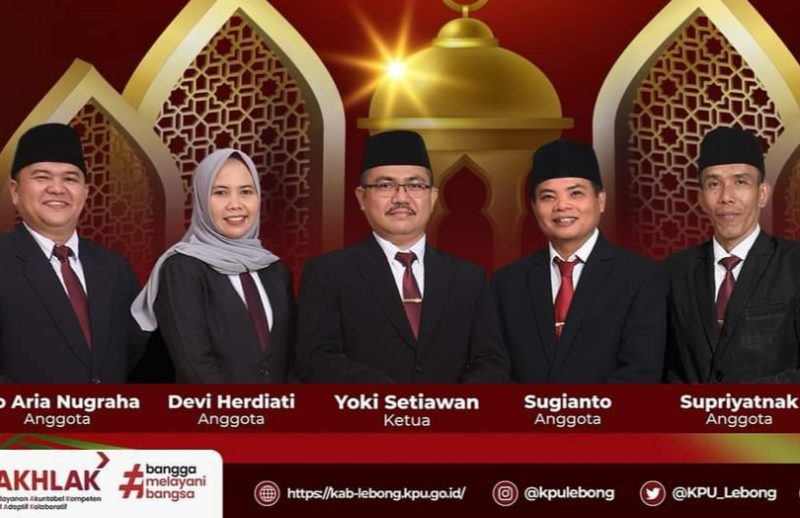 Lima Komisioner KPU Kabupaten Lebong